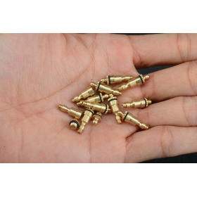 10 X M3 brass Oilers for Steam engine With closures *NEW* Live S