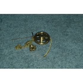 Metal Brass Sprocket Drive System for 4mm(MG1)